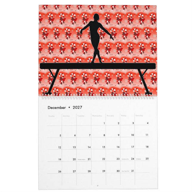 Gymnastics Calendar (Dec 2027)