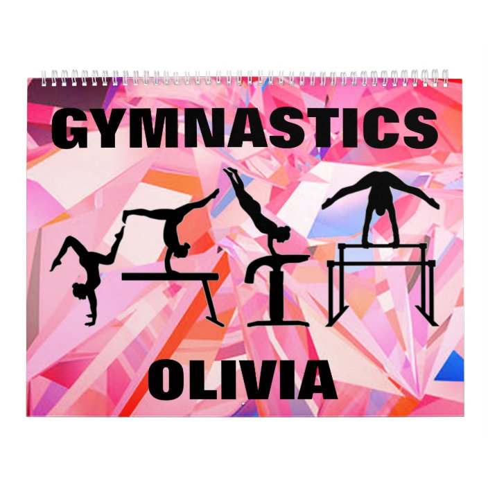 Gymnastics Calendar Zazzle.co.uk