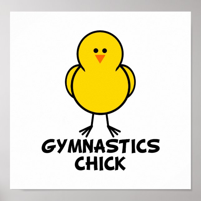 Gymnastics Chick Poster (Front)