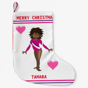 GYMNASTICS CHRISTMAS STOCKING FOR GIRLS.