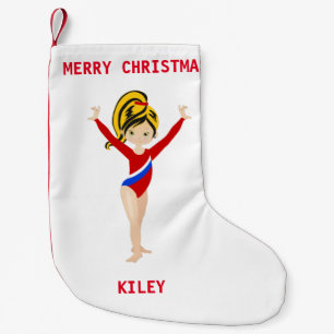 GYMNASTICS CHRISTMAS STOCKING FOR GIRLS.