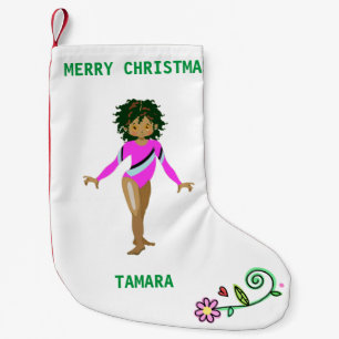 GYMNASTICS CHRISTMAS STOCKING FOR GIRLS.