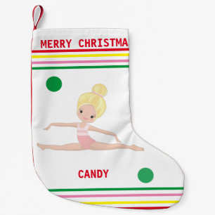 GYMNASTICS CHRISTMAS STOCKING FOR GIRLS.