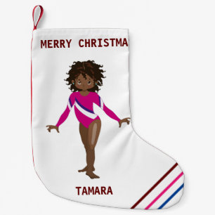 GYMNASTICS CHRISTMAS STOCKING FOR GIRLS.