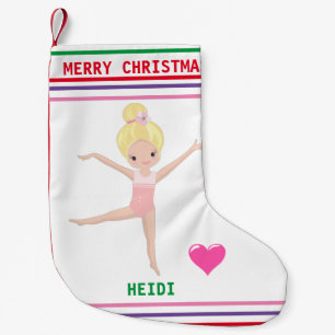 GYMNASTICS CHRISTMAS STOCKING FOR GIRLS.
