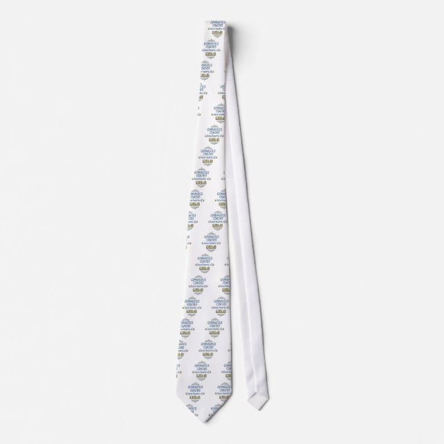 Gymnastics Coach Appreciation Tie (Front)