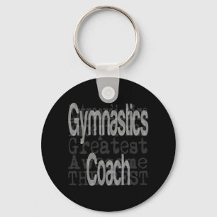 Gymnastics Coach Extraordinaire Key Ring