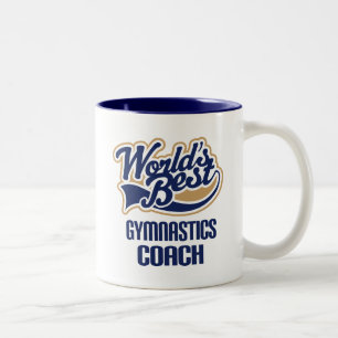 Gymnastics Coach Gift Two-Tone Coffee Mug