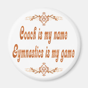Gymnastics Coach Magnet