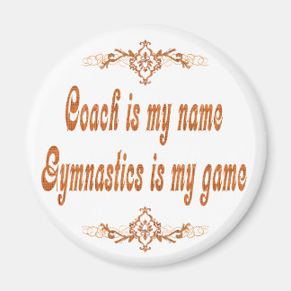 Gymnastics Coach Magnet