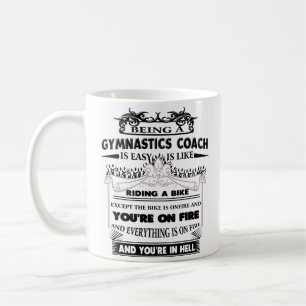 Gymnastics Coach Mug Coffee Gifts for Men Women