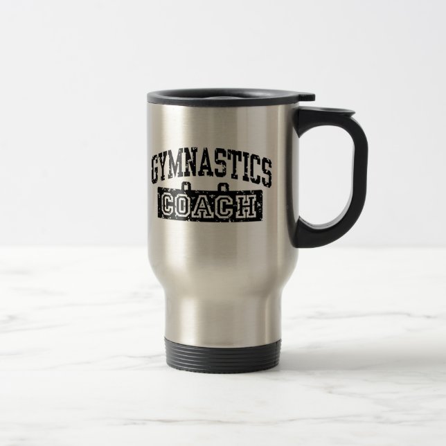 Gymnastics Coach Travel Mug (Right)