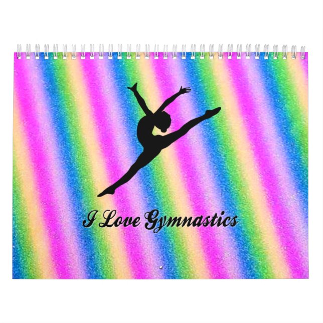 GYMNASTICS  COLORFUL CALENDAR for 2022. (Cover)