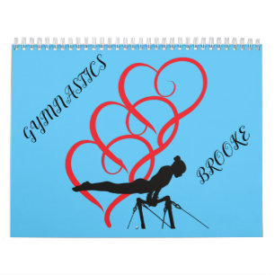 GYMNASTICS  COLORFUL CALENDAR PERSONALIZED 2022.