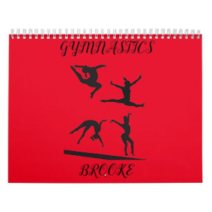 GYMNASTICS  COLORFUL CALENDAR PERSONALIZED 2022.