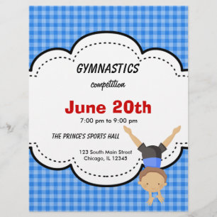 Gymnastics Competition Flyer