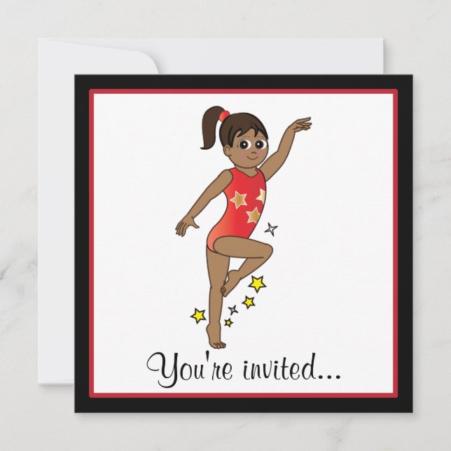Gymnastics Competition Invitation (Front)