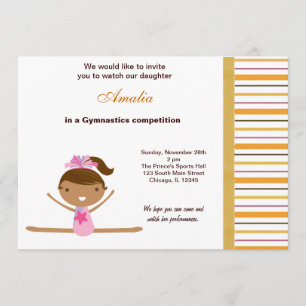 Gymnastics Competition Invitation