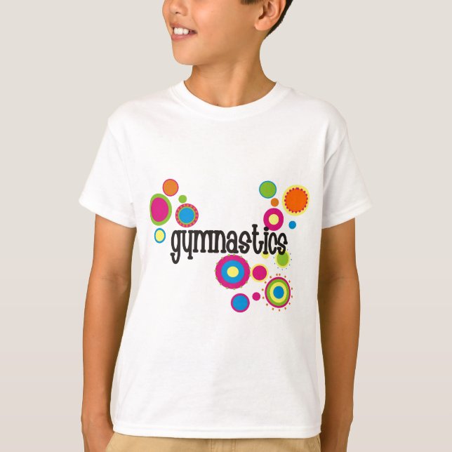 Gymnastics Cool Polka Dots T-Shirt (Front)