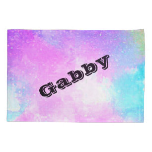 Gymnastics Crosswords Hologram Pillowcase w/ Name