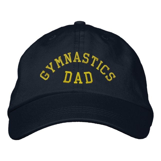 GYMNASTICS DAD Embroidered Hat (Front)