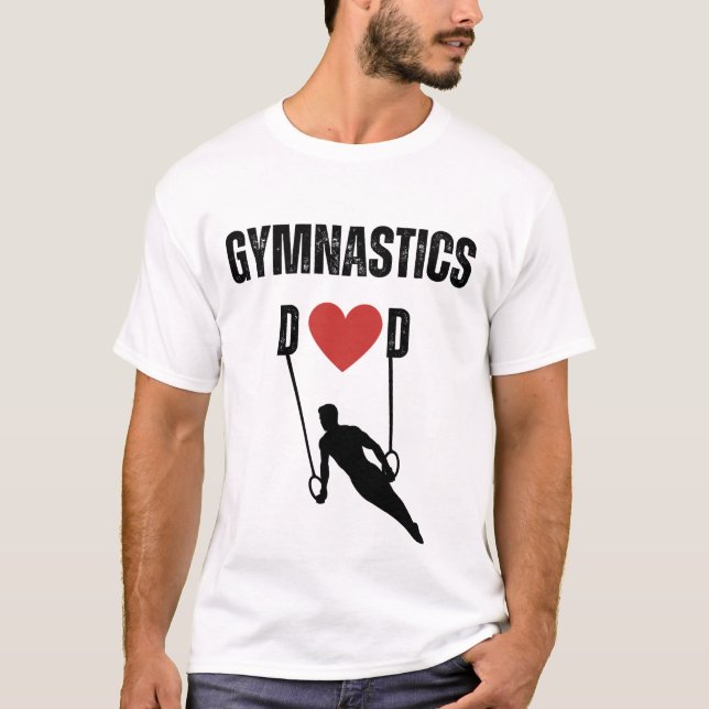 Gymnastics Dad T-Shirt (Front)