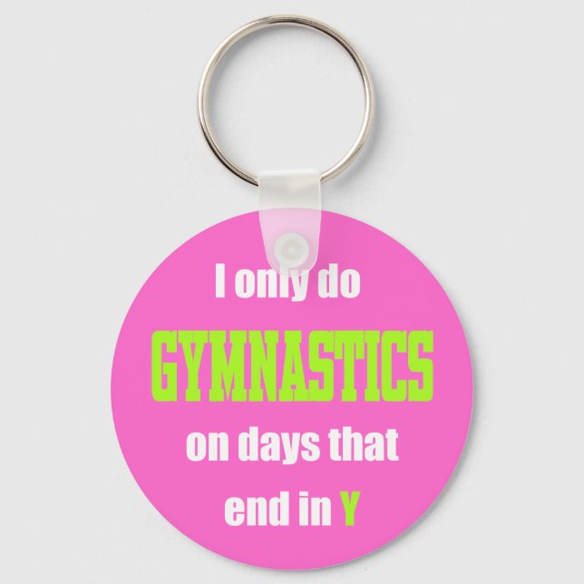 Gymnastics Days Key Ring (Front)