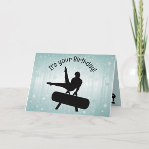 Gymnastics Design Greeting Card