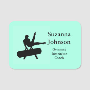 Gymnastics Design Name Tag