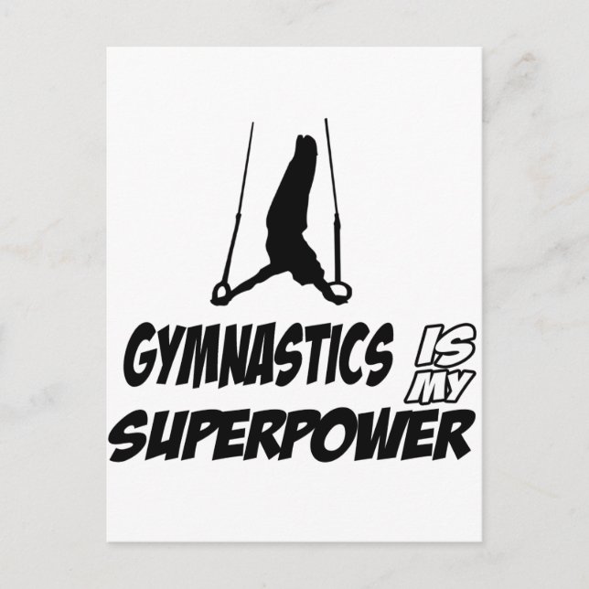 Gymnastics designs postcard (Front)