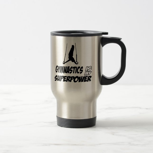 Gymnastics designs travel mug (Right)