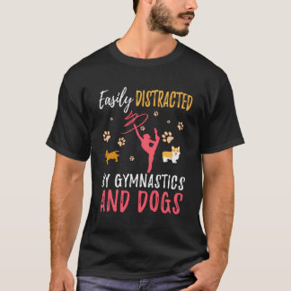 Gymnastics Dogs Shirt Funny Gymnast Dog Lover Gift