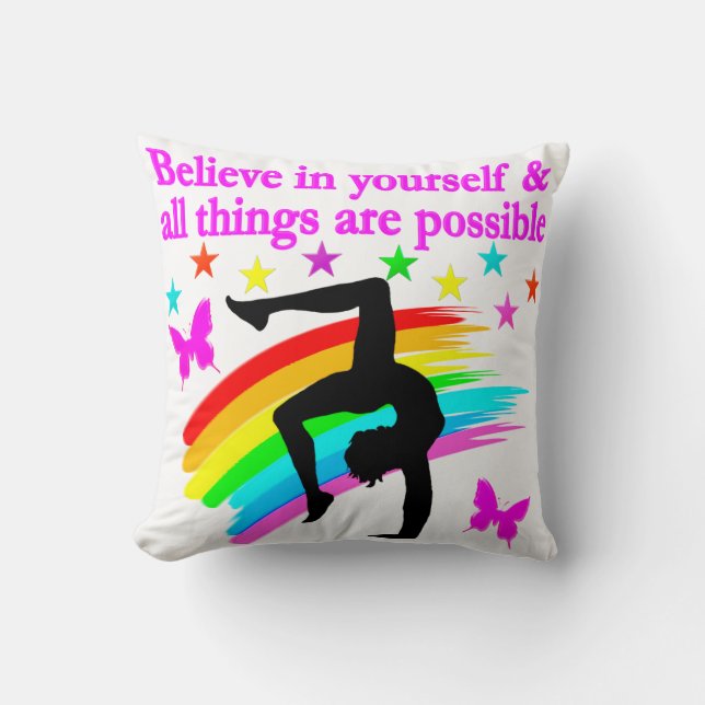 GYMNASTICS DREAMS COME TRUE CUSHION (Front)