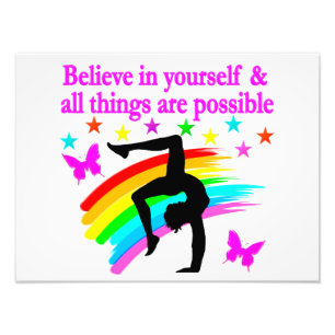 GYMNASTICS DREAMS COME TRUE PHOTO PRINT