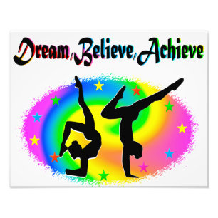 GYMNASTICS DREAMS COME TRUE PHOTO PRINT