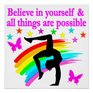 GYMNASTICS DREAMS COME TRUE POSTER