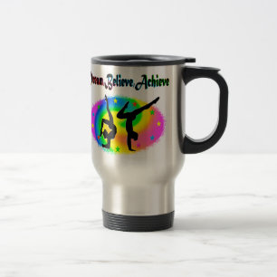 GYMNASTICS DREAMS COME TRUE TRAVEL MUG
