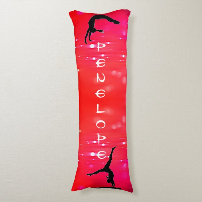 Gymnastics Events Body Pillow (Front Vertical)