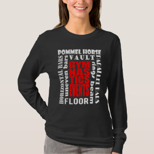 Gymnastics Events Sports at International Competit T-Shirt