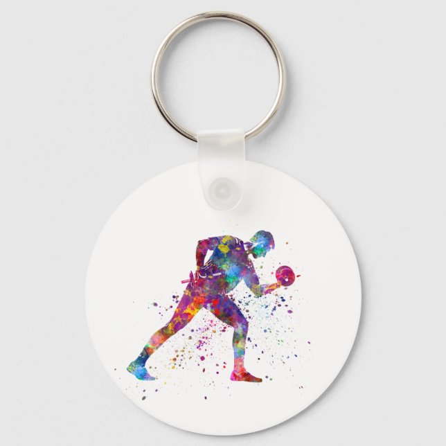 gymnastics exercise key ring (Front)