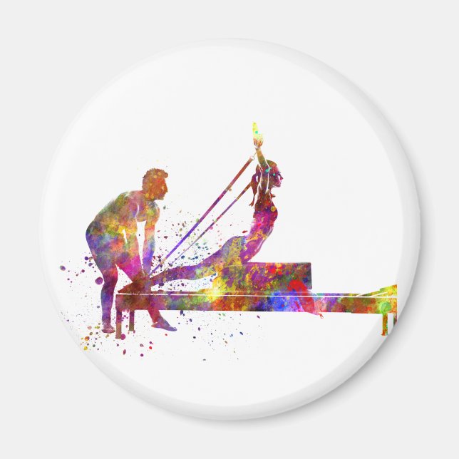 gymnastics exercise magnet (Front)