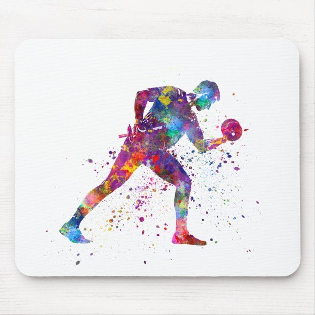 gymnastics exercise mouse mat (Front)