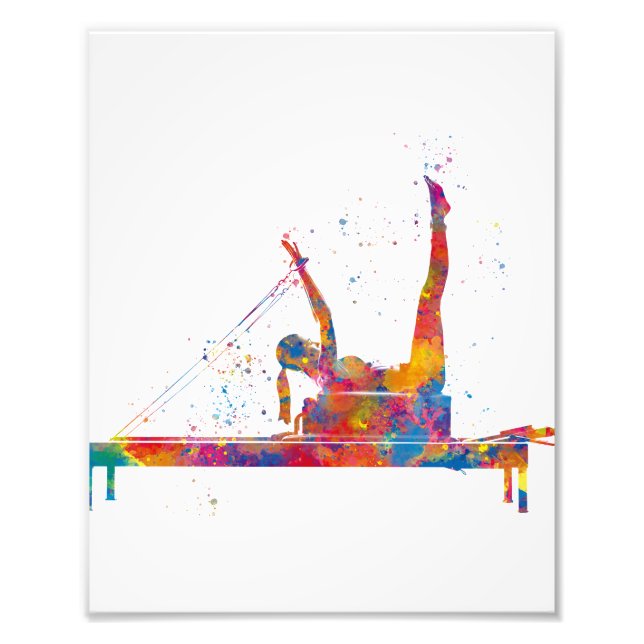 gymnastics exercise photo print (Front)