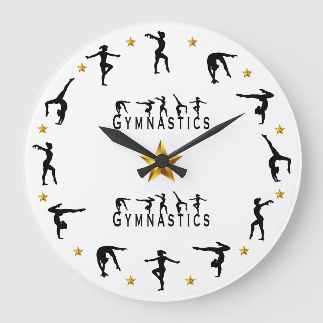 Gymnastics - Female Large Clock (Front)
