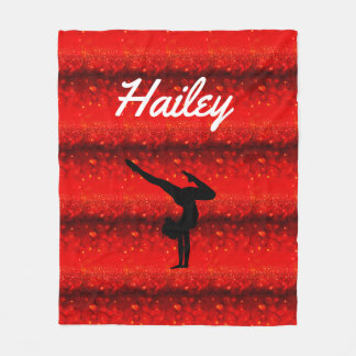 Gymnastics Fleece Blanket