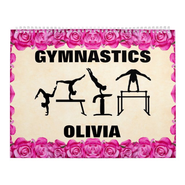 Gymnastics Floral Calendar (Cover)