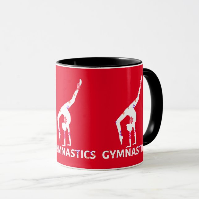 Gymnastics Flower Power Handstand   Mug (Front Right)