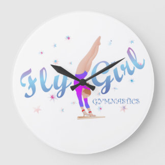 Gymnastics — Fly Girl Clock