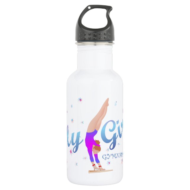 Gymnastics - Fly Girl Water Bottle (Front)