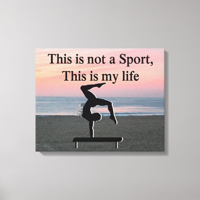 GYMNASTICS FOREVER CANVAS PRINT (Front)